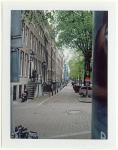 man op trap,gracht 2012